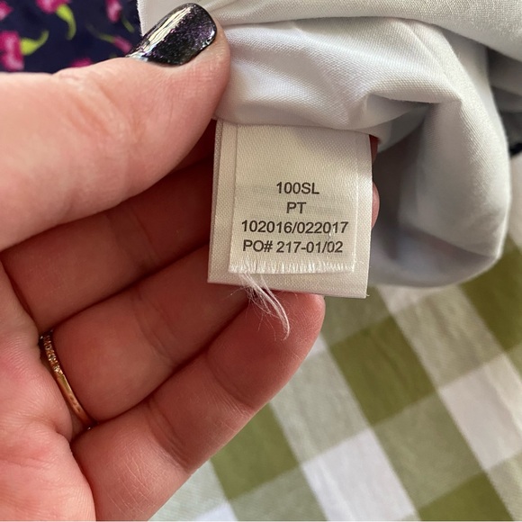 Oscar de La Renta Blue Pink Floral Print Ruffle Skirt 6 - Picture 10 of 11